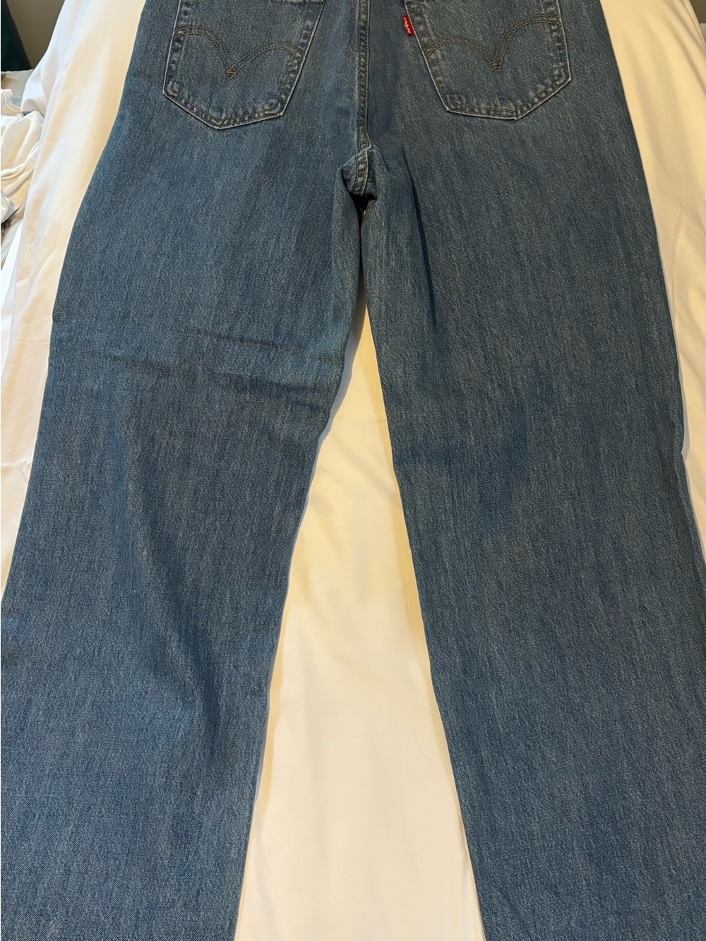 Levi's Women’s Straight Leg Denim Jeans in Medium Blue